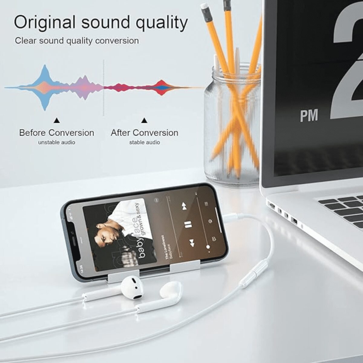 Lightning to Aux Adapter – Apple Compatible - Image 7
