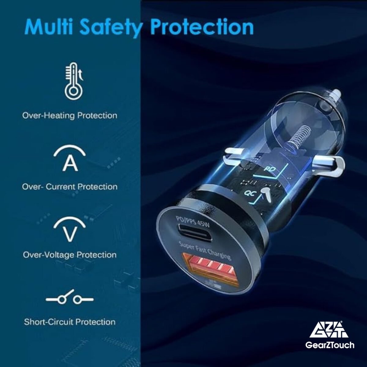 Metal 125W Car Charger - Image 5