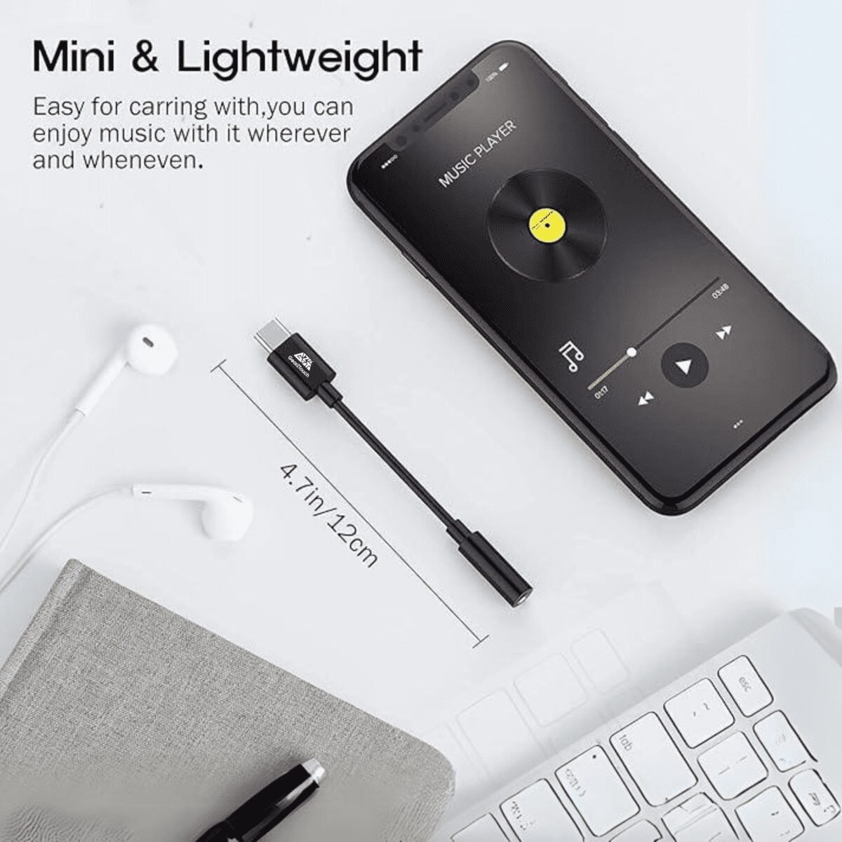 Plug & Play USB-C to Aux Converter - Image 4