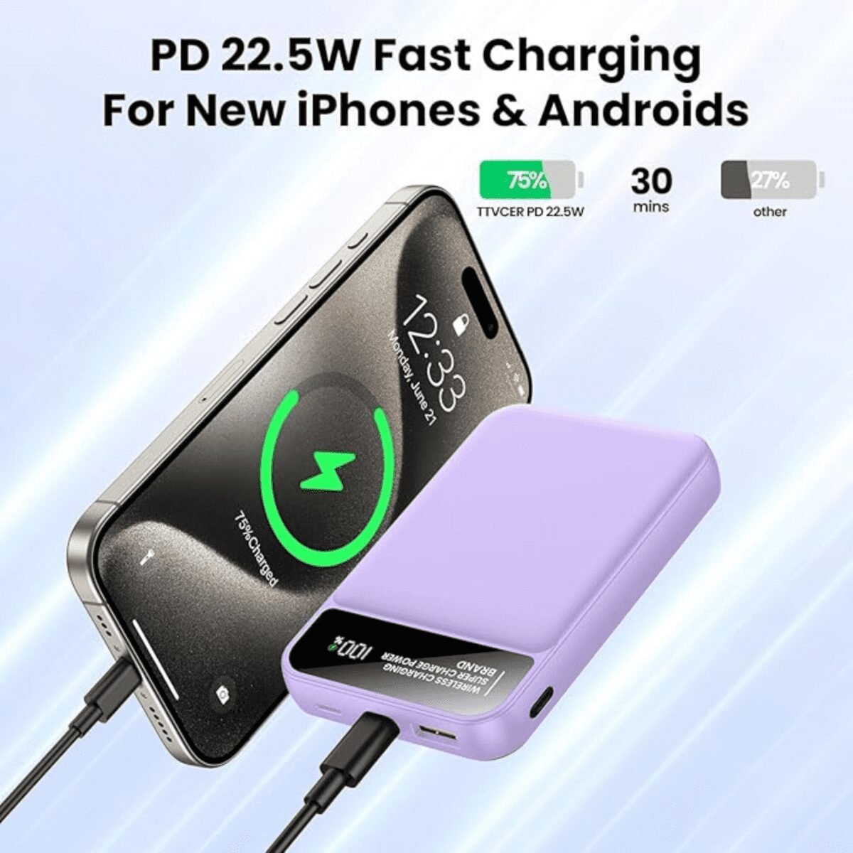 Volt Bank MagSafe Ultra 3 in 1 Power Bank for iPhone, iWatch & AirPods with MOJO FREE - Image 5