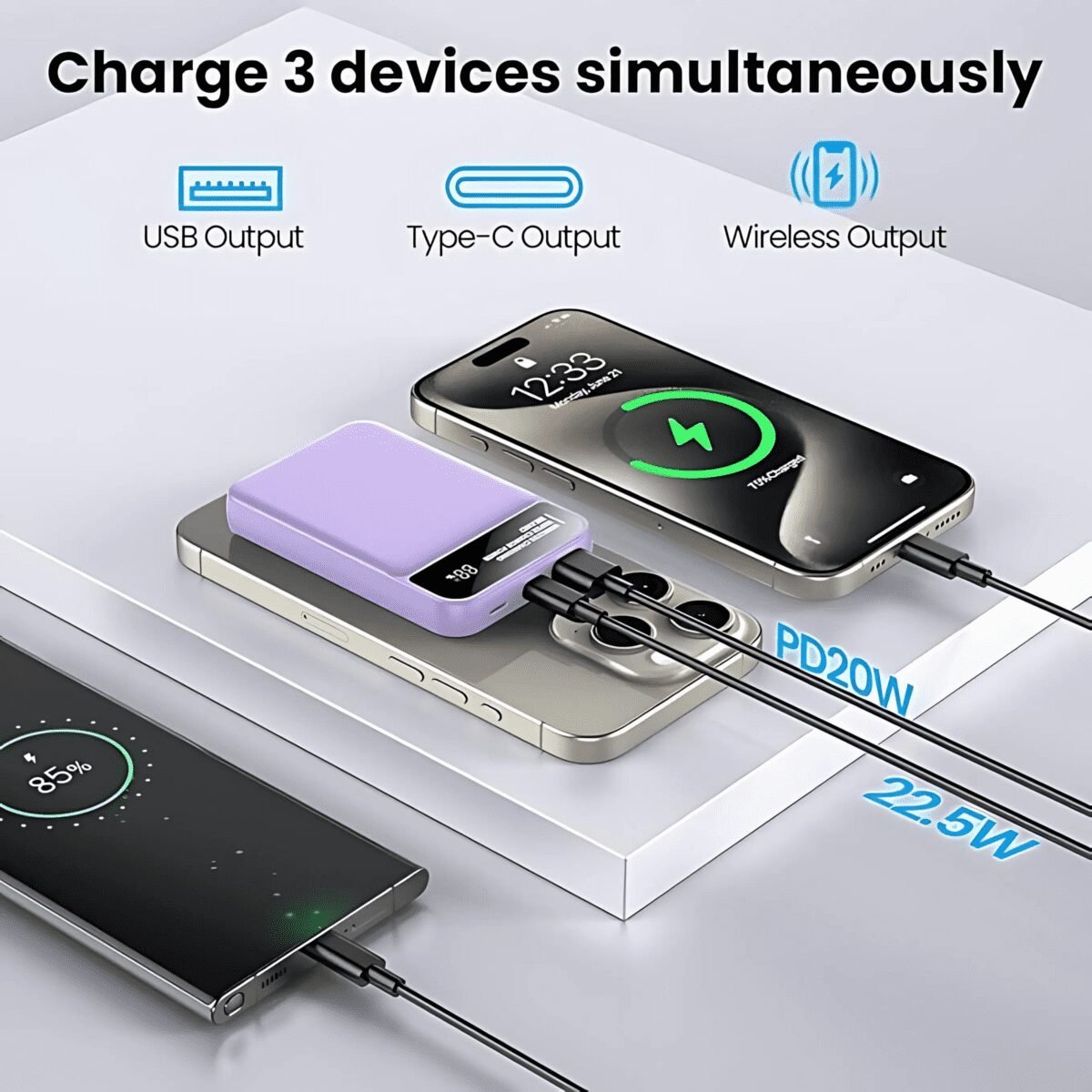 Volt Bank MagSafe Ultra 3 in 1 Power Bank for iPhone, iWatch & AirPods with MOJO FREE - Image 8