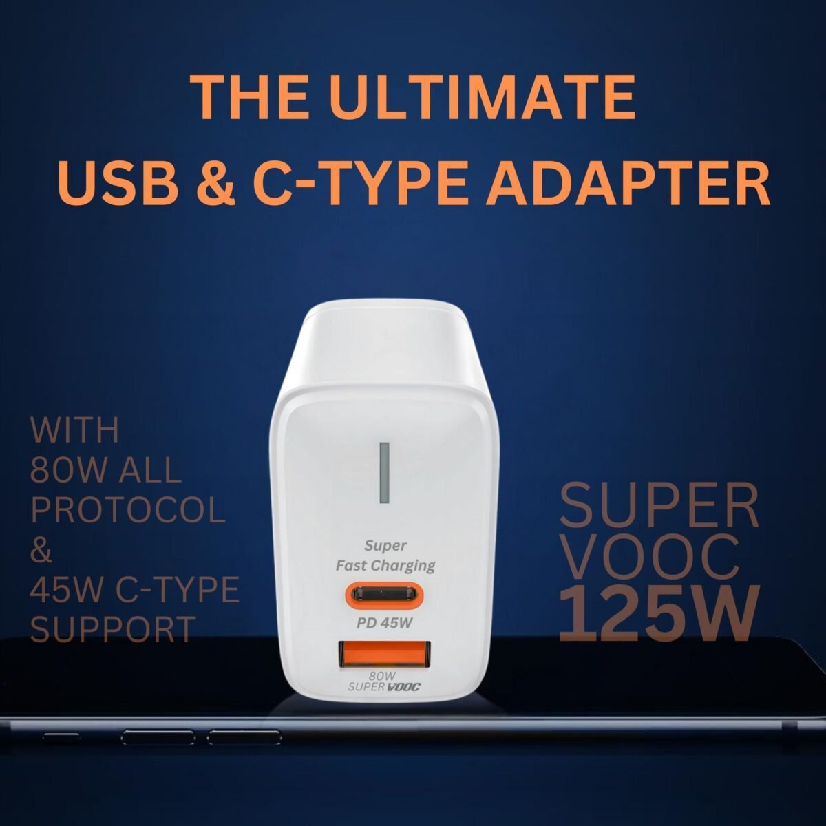 SPARK PD/QC 125W Dual Port Travel Adapter - Image 4