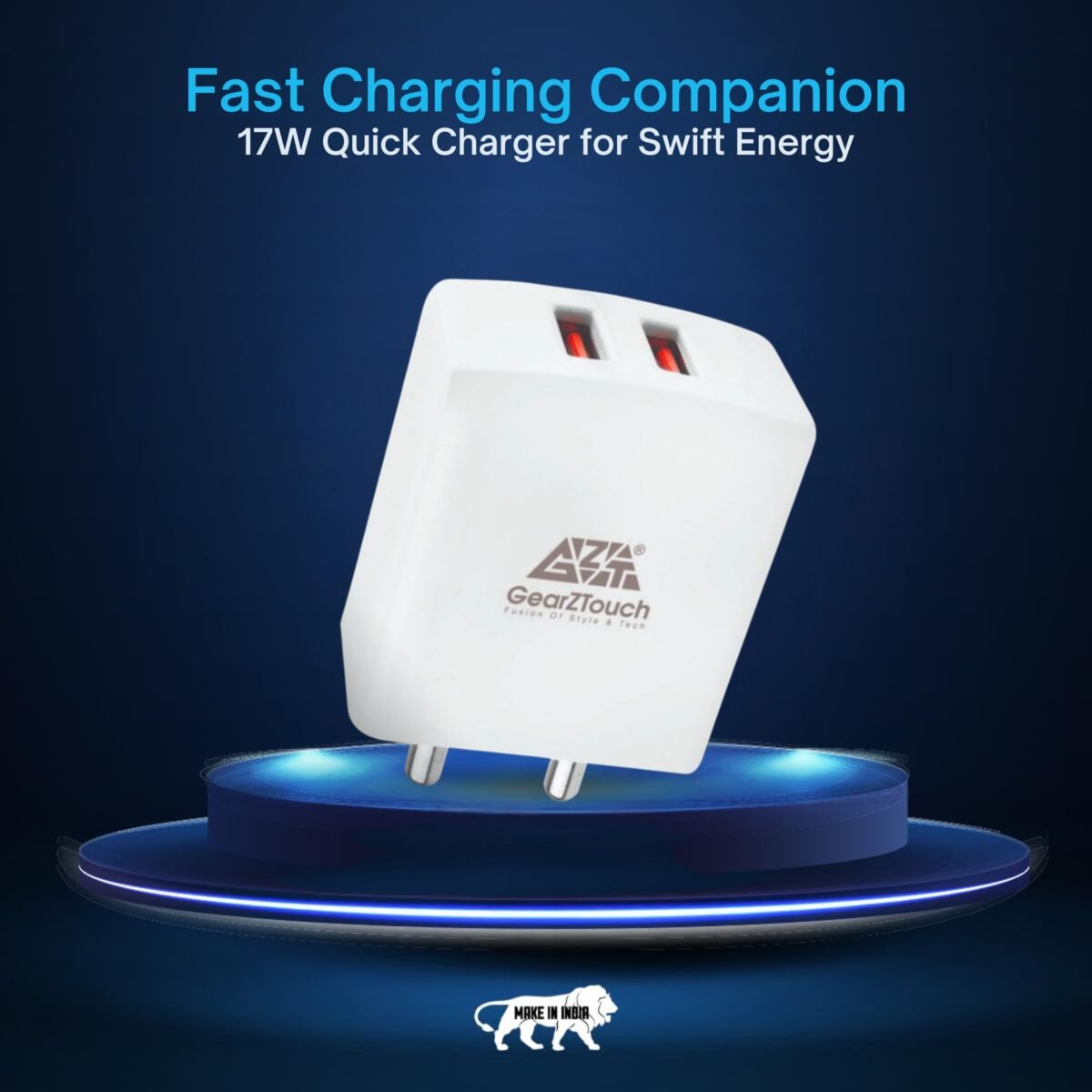 17W DUAL USB PORT CHARGER - Image 6