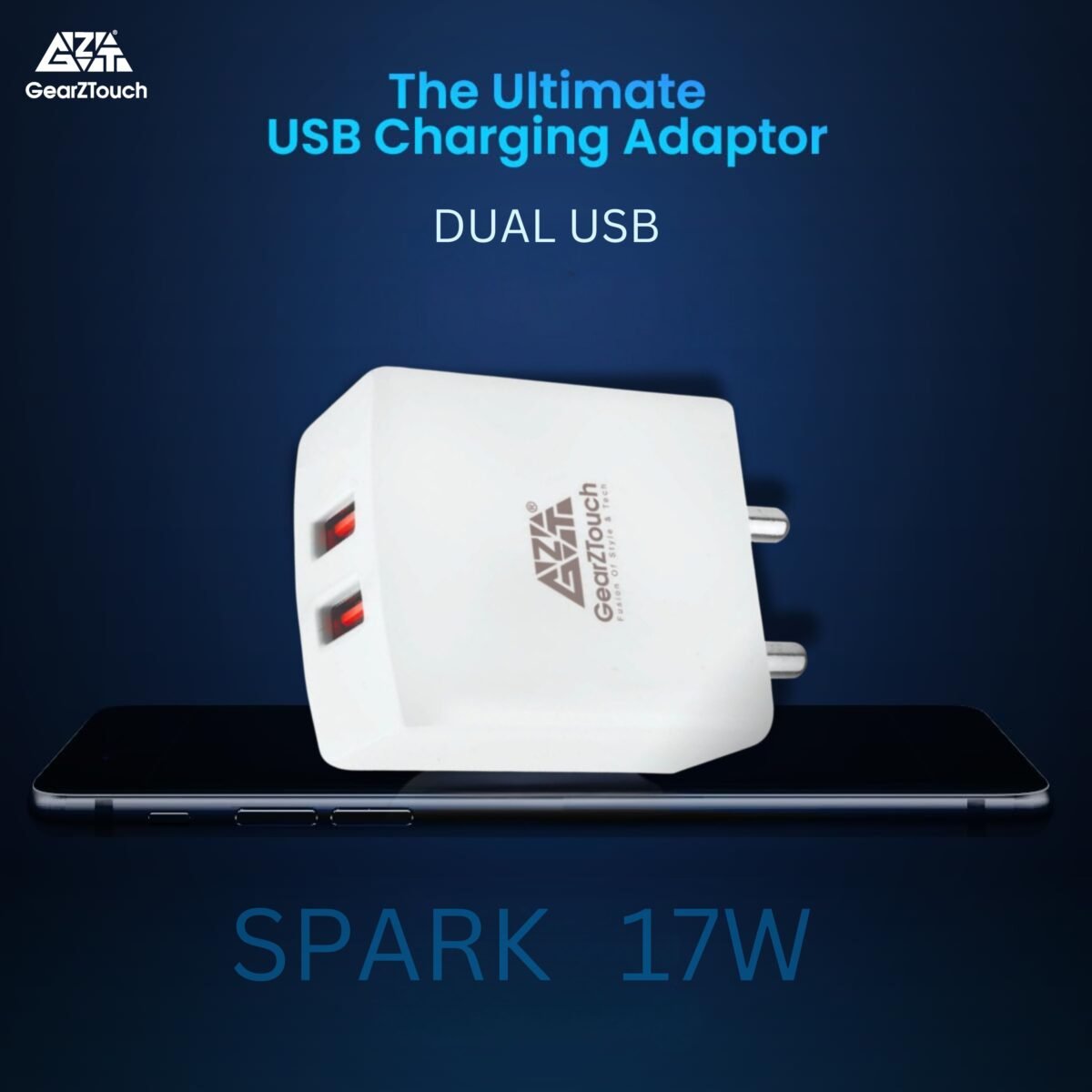 17W DUAL USB PORT CHARGER - Image 5
