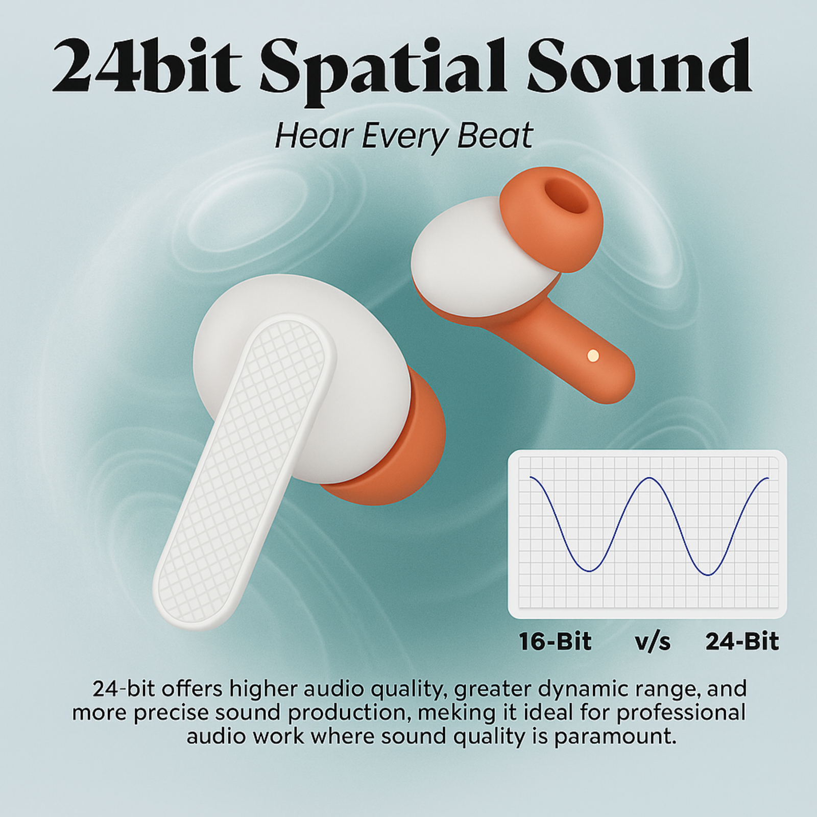 GearzTouch Pulse True Wireless Earbuds – 50 Hours Battery | Super Bass | Adaptive Noise Canceling - Image 18