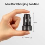GearzTouch Zippy Volt 22.5W QC+PD Car Charger – Fast, Safe & Universal Charging On The Go - Image 3