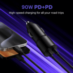 GearZTouch 90W Dual C-Type Car Charger – Ultra-Fast Smart Charging On-the-Go - Image 4