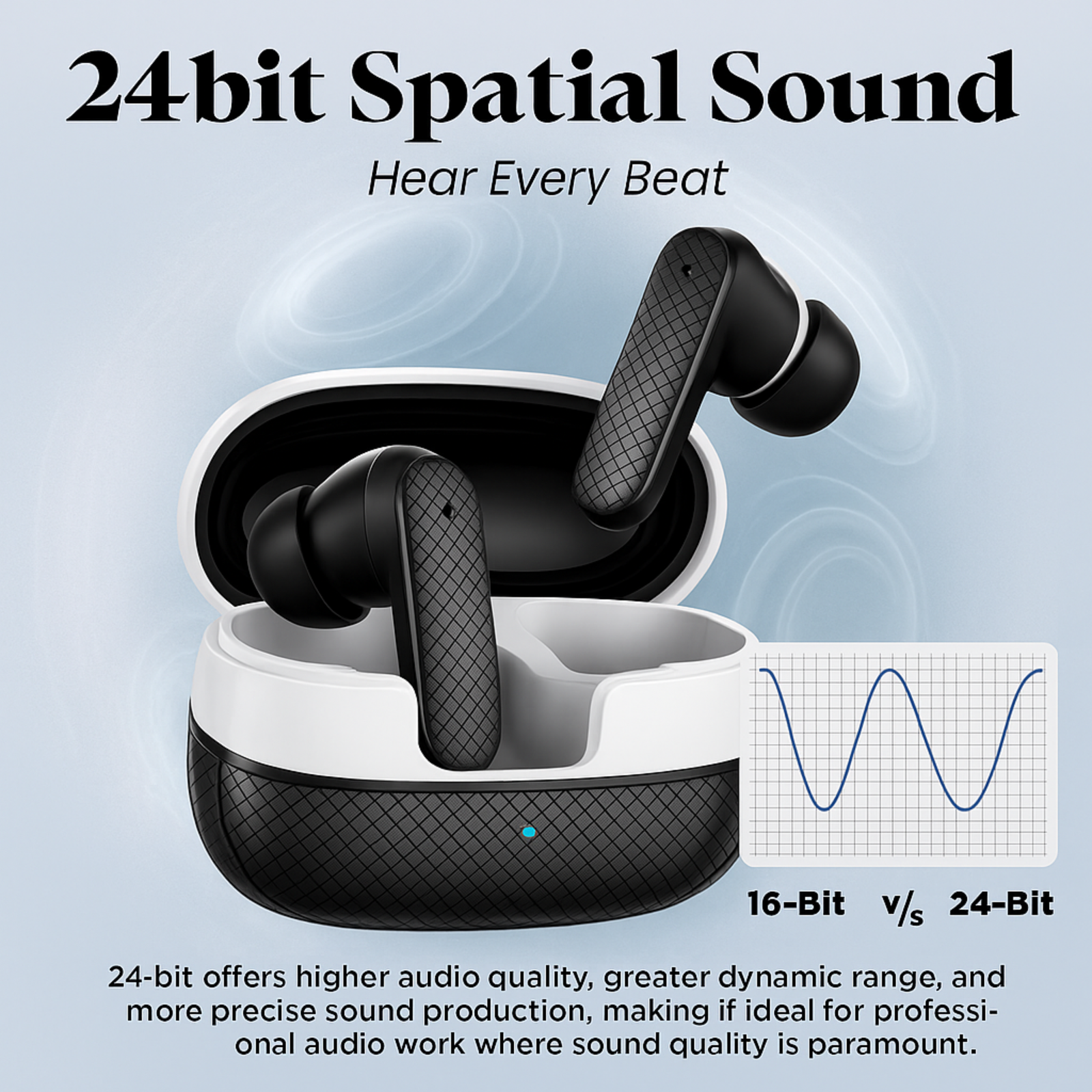 GearzTouch Pulse True Wireless Earbuds – 50 Hours Battery | Super Bass | Adaptive Noise Canceling - Image 21