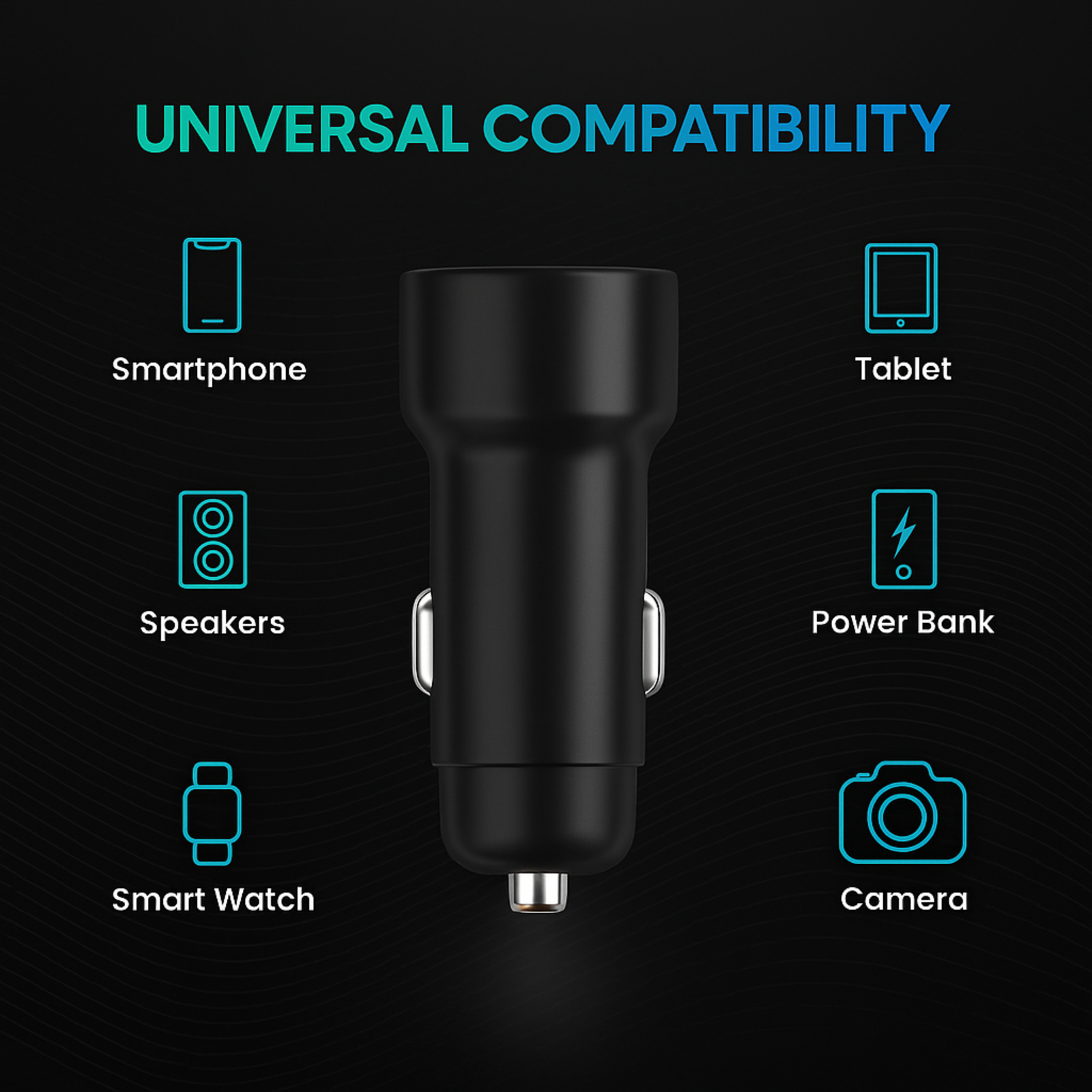 GearZTouch 55W QC+PD Flash Car Charger – Ultra-Fast Dual USB Power for All Devices - Image 3
