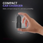 GearZTouch 90W Dual C-Type Car Charger – Ultra-Fast Smart Charging On-the-Go - Image 5